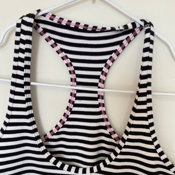 LULULEMON Cool Racerback Tank Classic Stripe Black and White Small - Picture 12 of 13